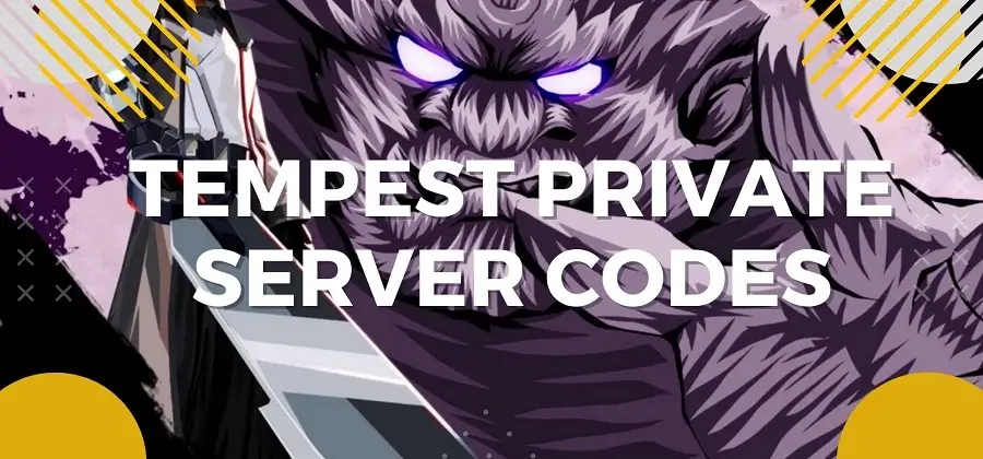 Codici del server privato Tempest 2022 (lista di settembre)