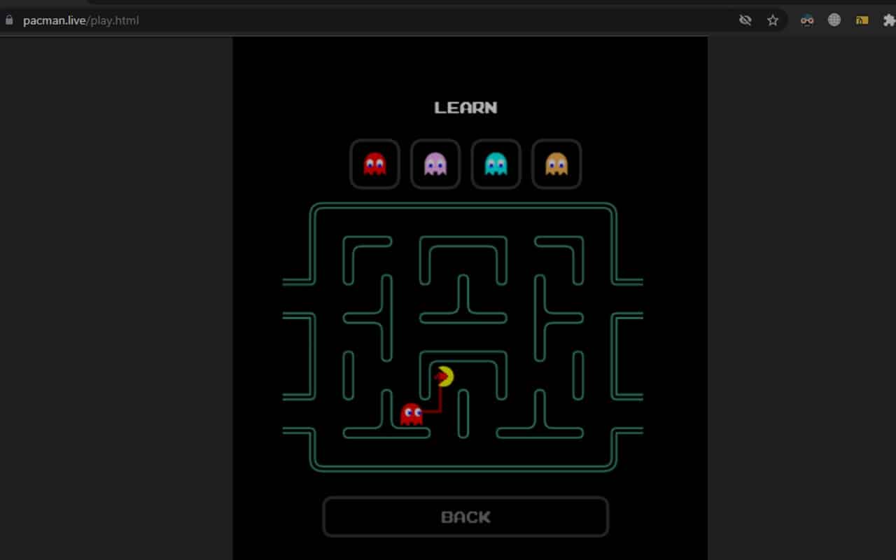 Pacman in Gioca a Pacman online