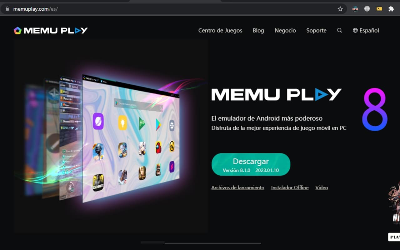 Emulatore Android Memu