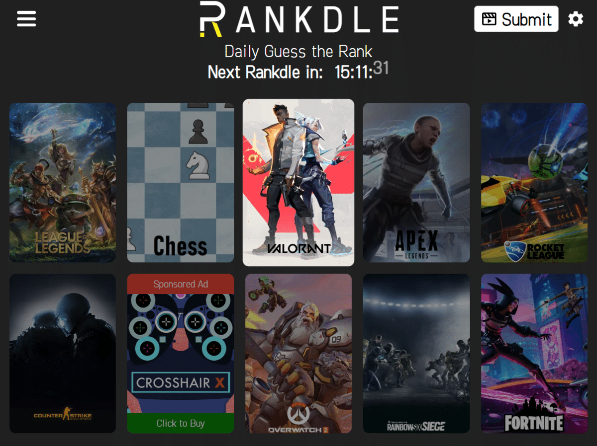 ¿Conoces Rankdle?, el juego para los amantes de los eSports