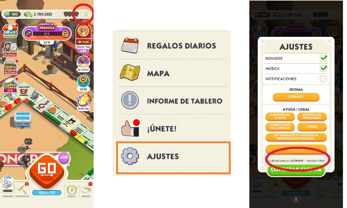 Truco para generar dados gratis en Monopoly Go